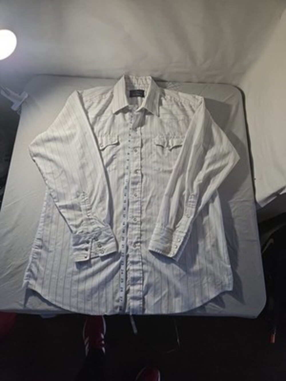 Panhandle Slim Western Pearl Snap Striped Long Sleeve Shirt